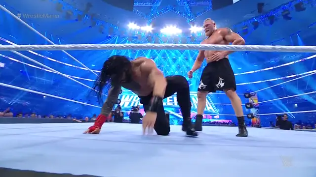FULL MATCH — Brock Lesnar vs Roman Reigns — Winner Take All Title Unification Match: WrestleMania 38